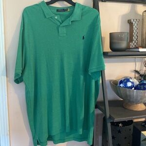 Ralph Lauren Green Polo Shirt Classic Style XXL